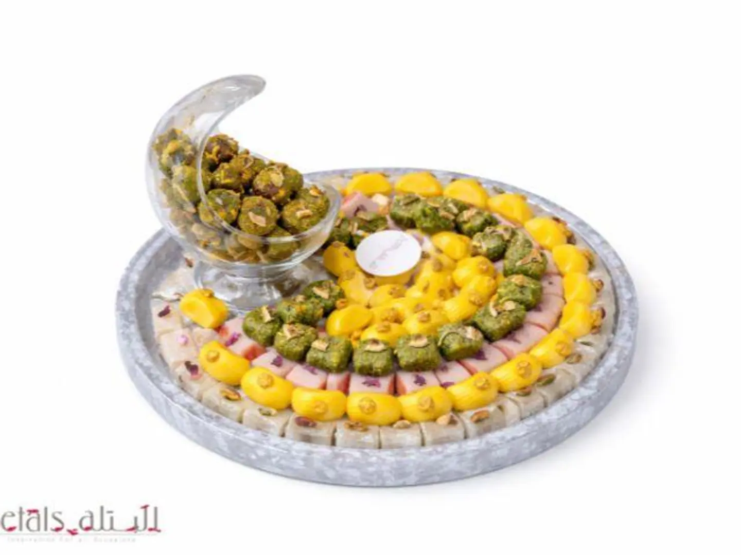 صينية هلال الحلقوم المتنوعة