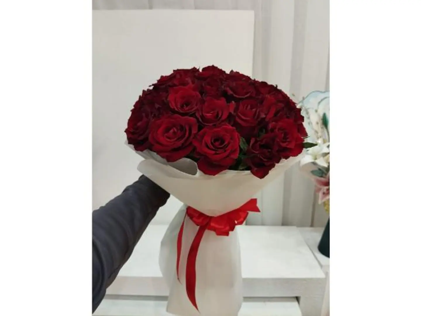 بوكيه احمر فنان