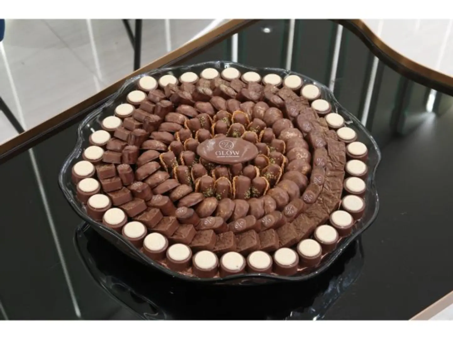 Round Crystal Tray 1