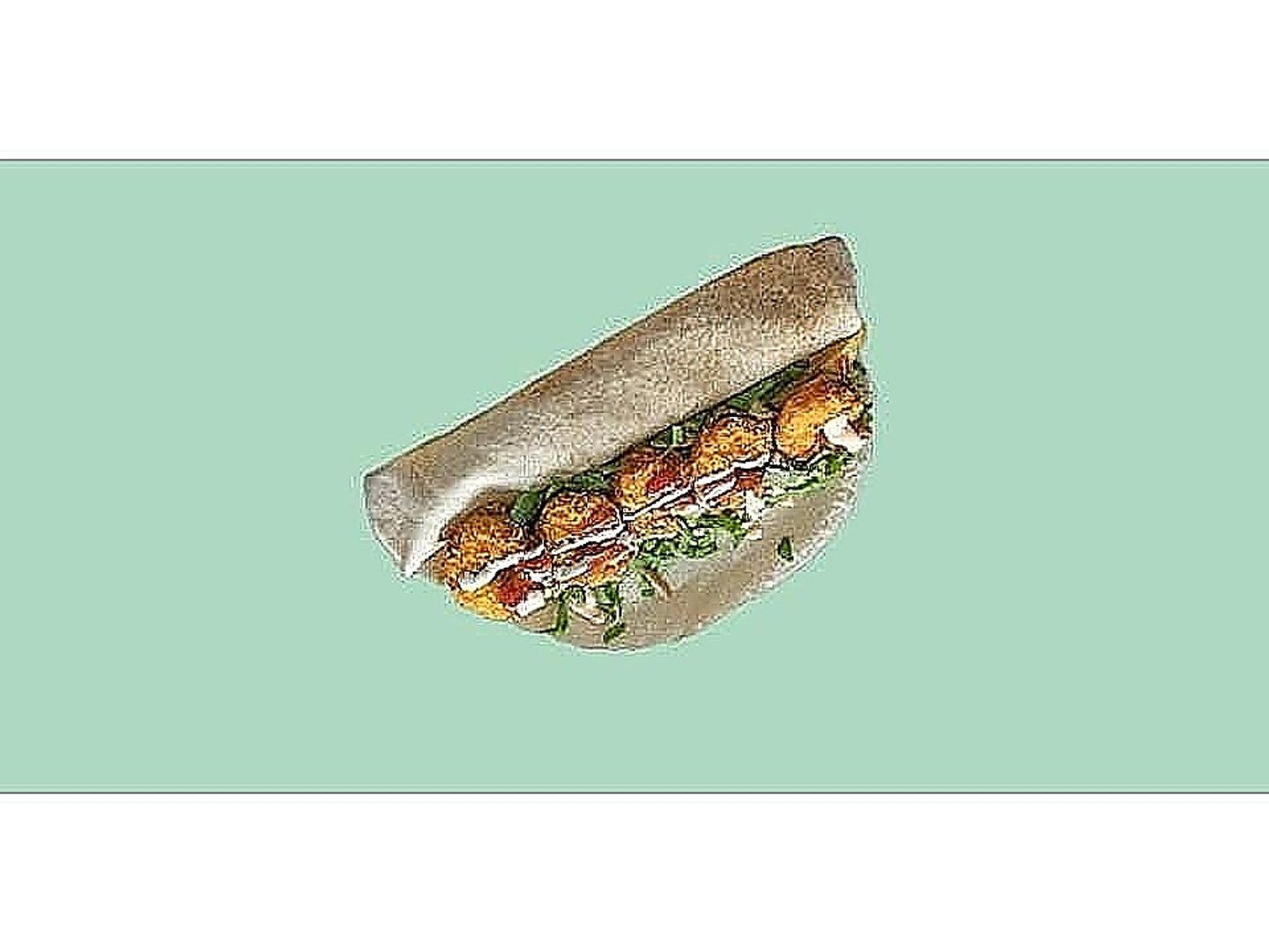 Lebanese Shrimp Sandwich