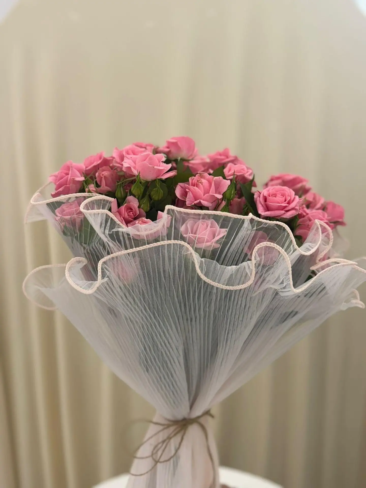 باقة البيبي روز البنك بالقماش