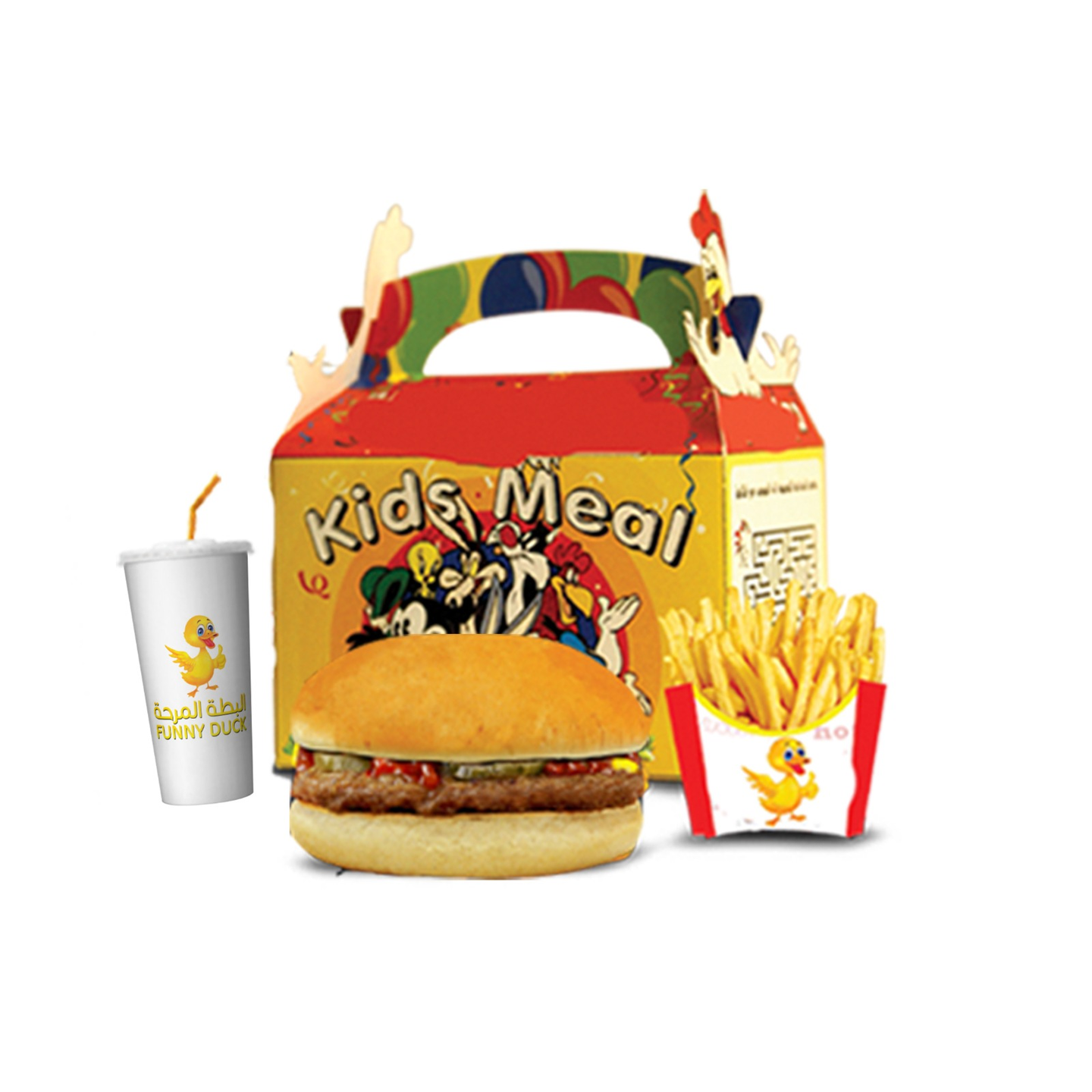 وجبة أطفال برجر لحم