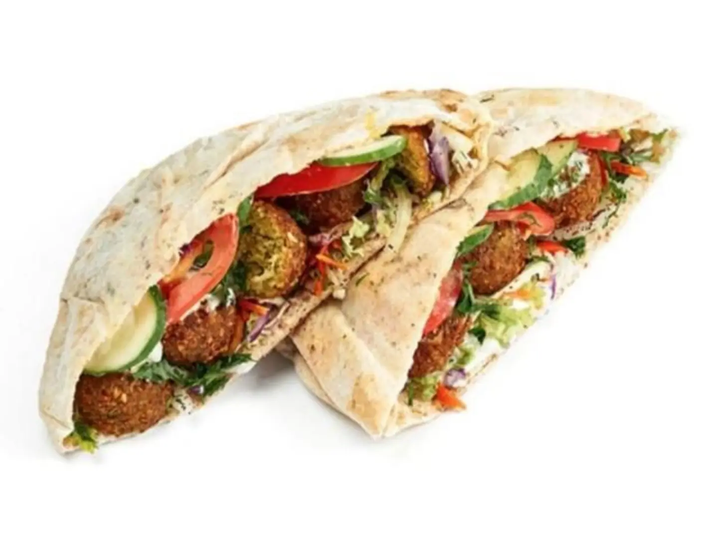Sandwich Falafel With Sauce