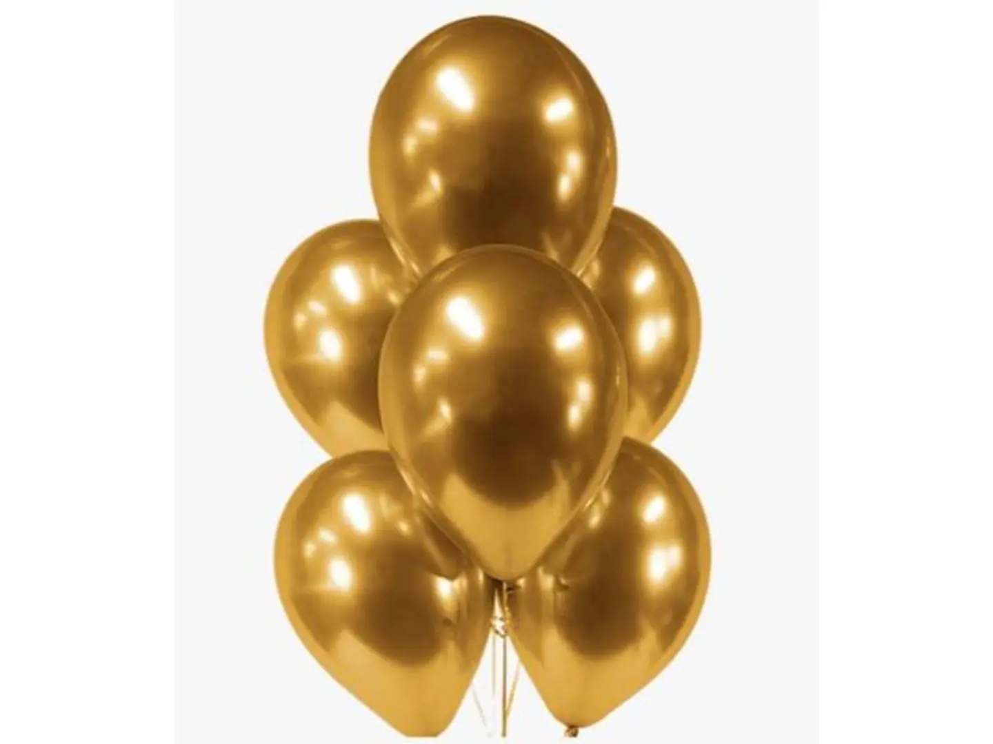 Gold Chrome Balloon Bouquet