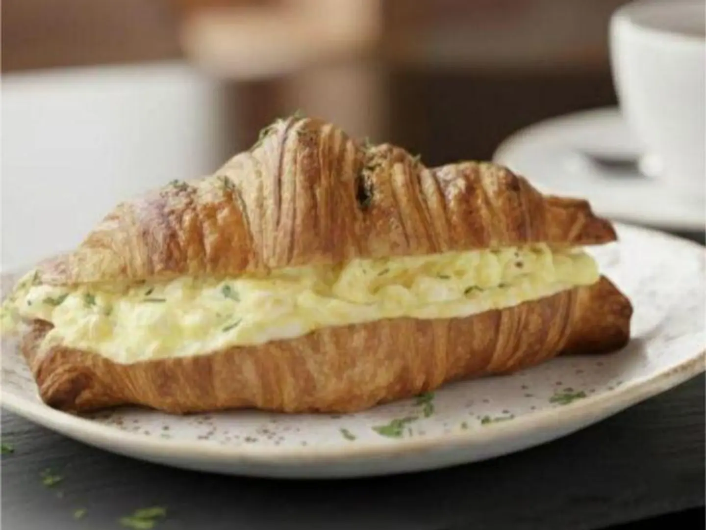 Egg Croissant With Cheese