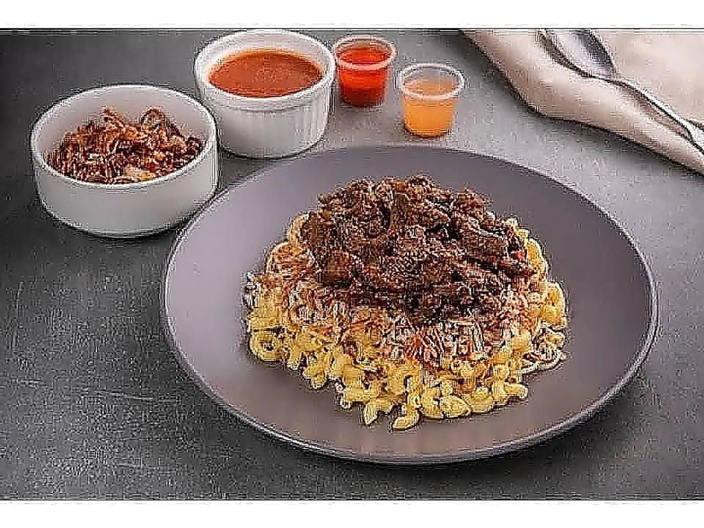 Large Koshari Box With Liver