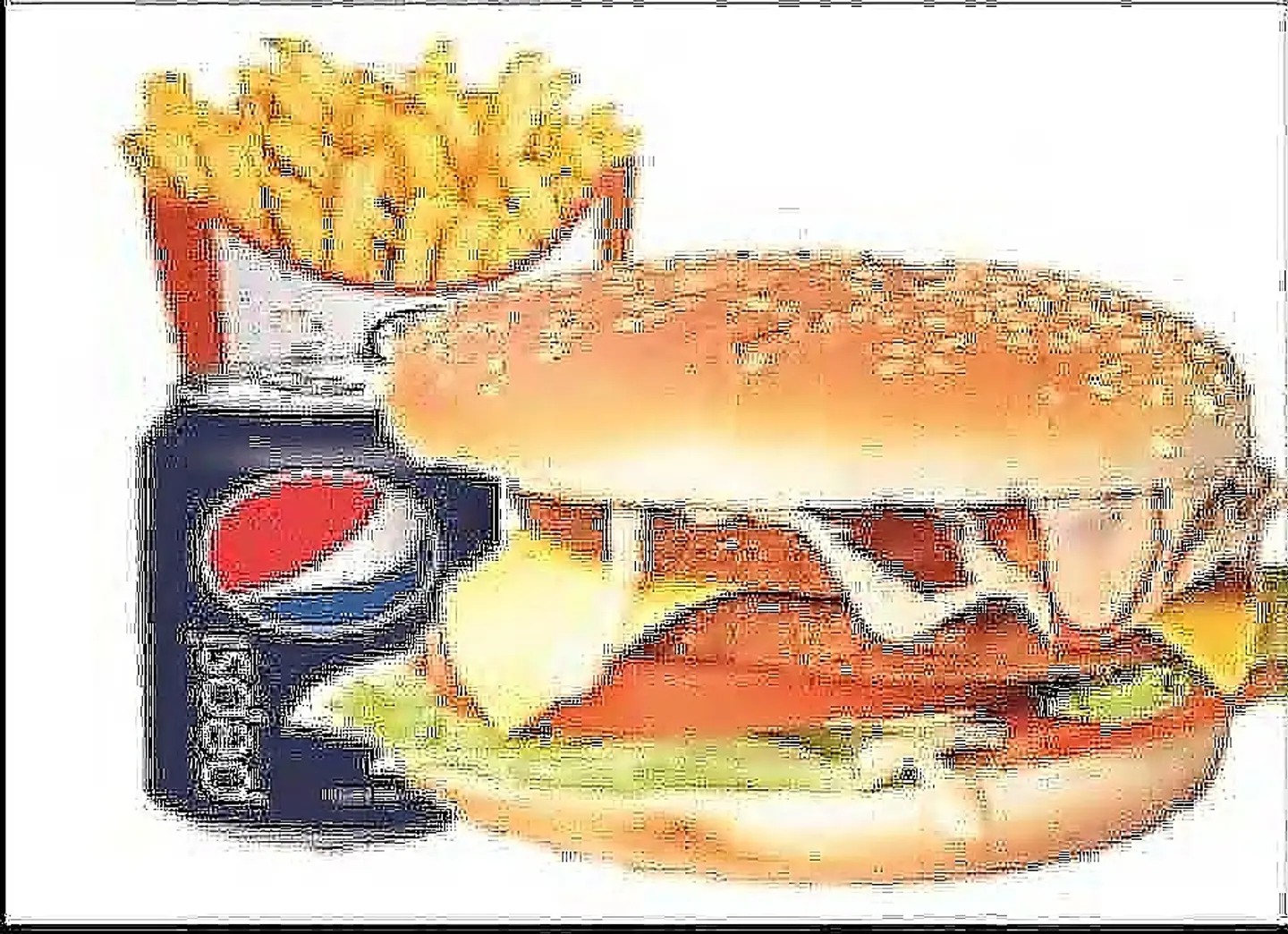 وجبة دبل برغر زنجر