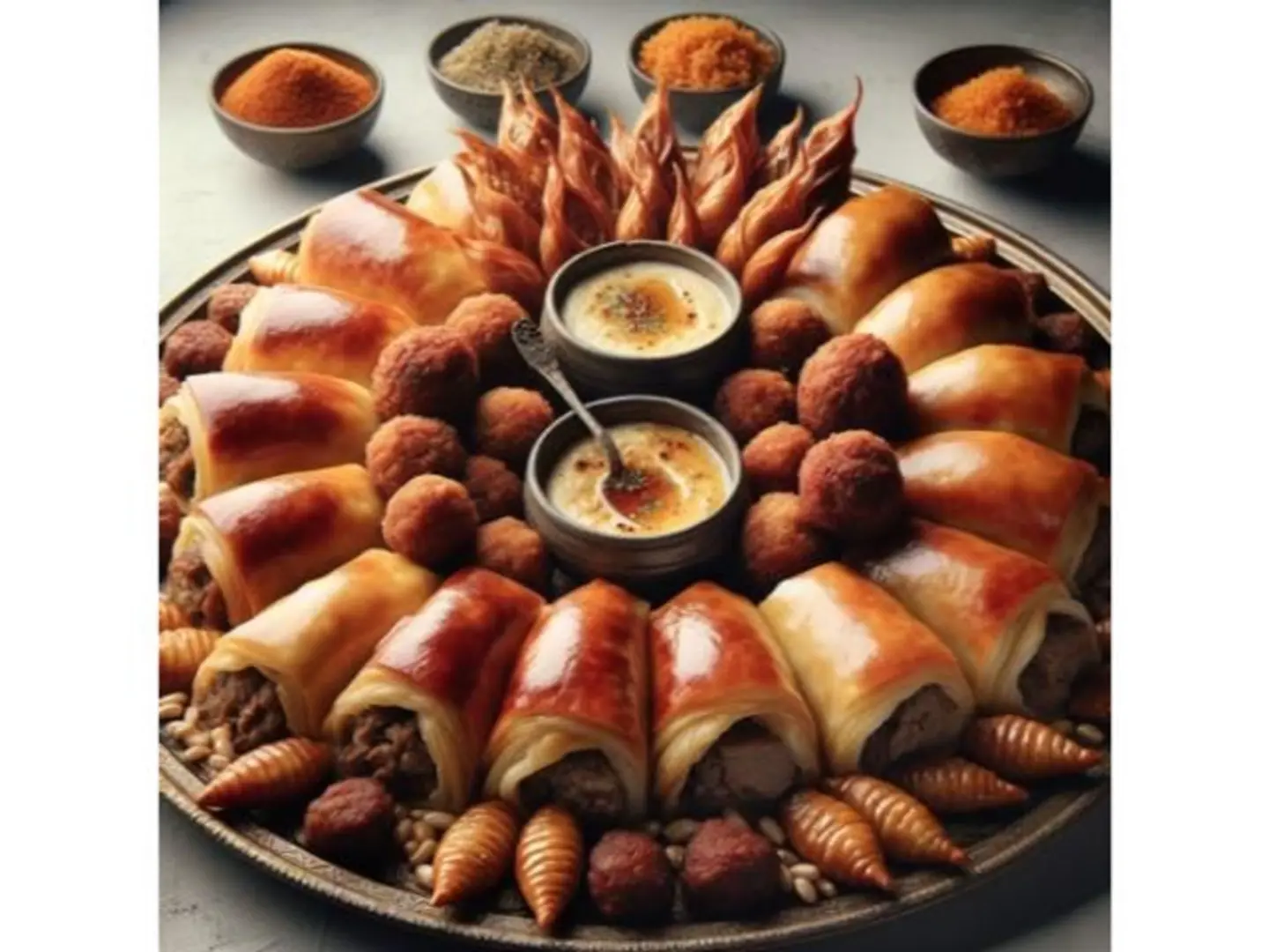 صينية مجرمش لحم