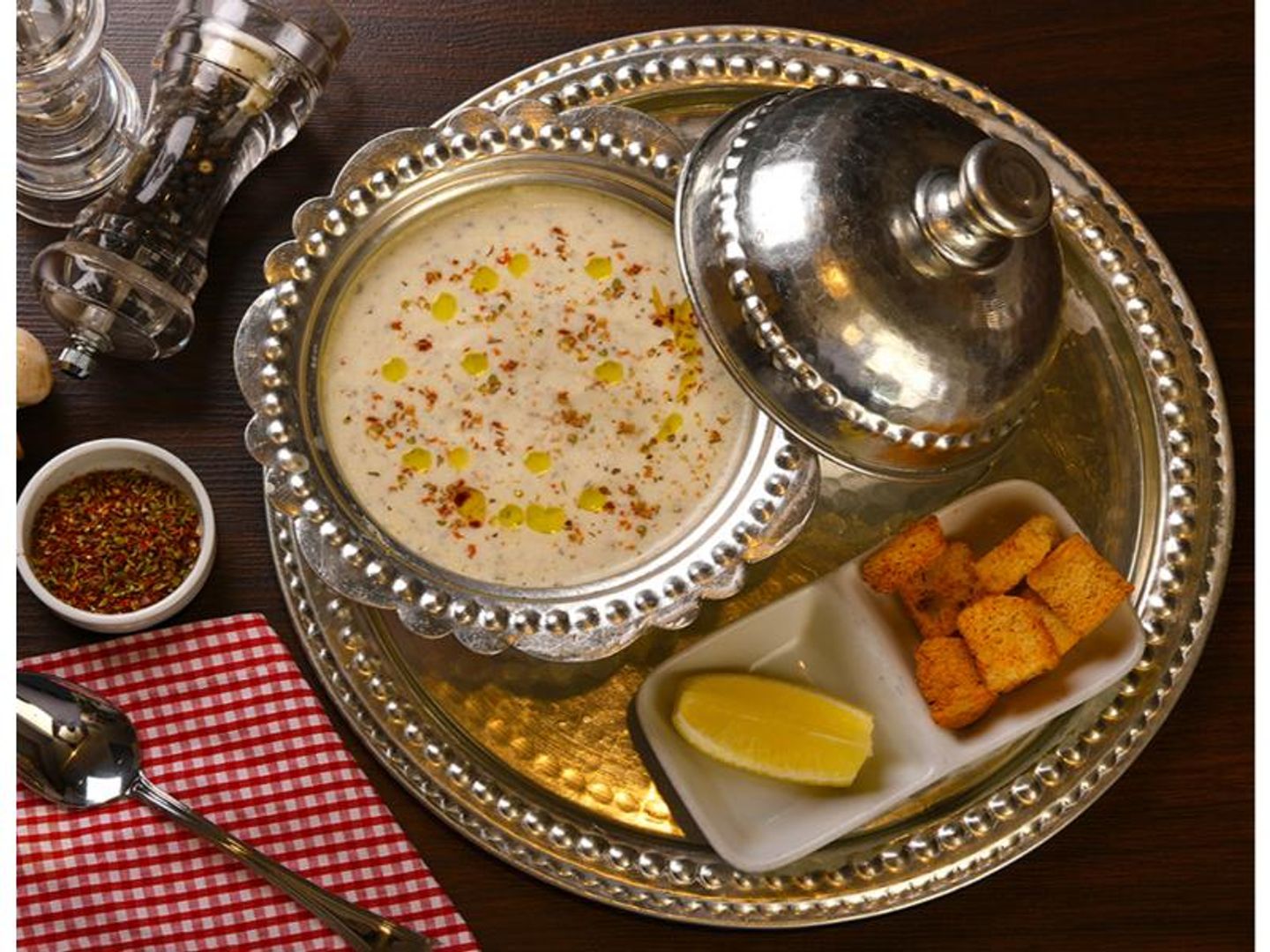 شوربة كريمة الدجاج