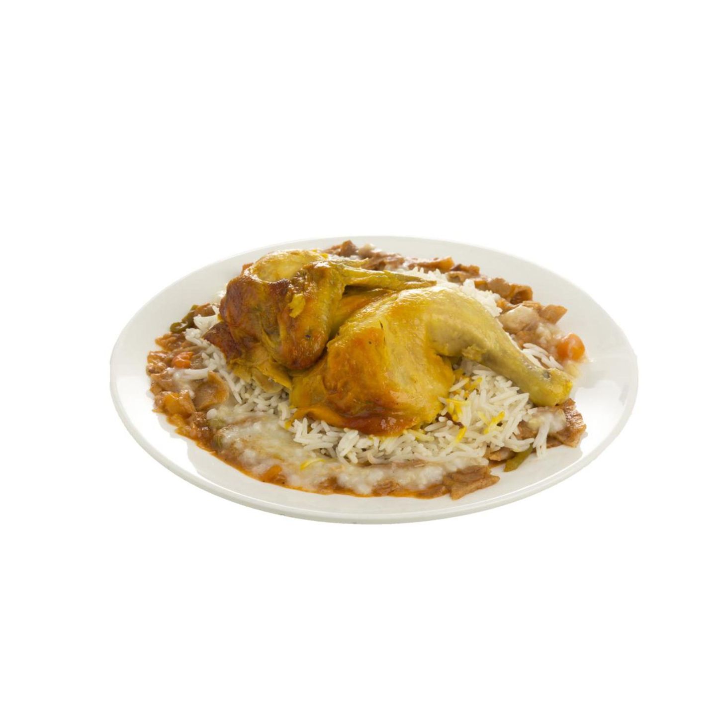 مثلوثة دجاج نصف حبة