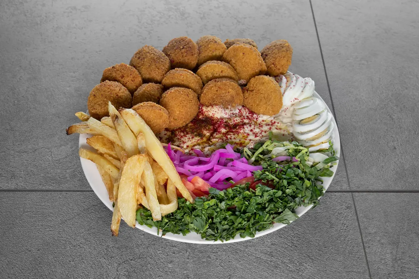 صحن فلافل اكسترا