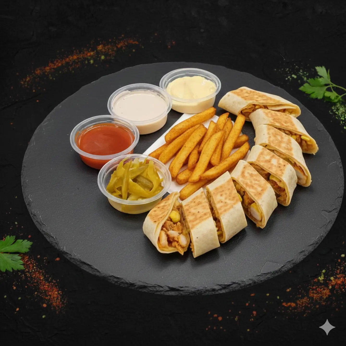 شاورما عربي دجاج - وجبة