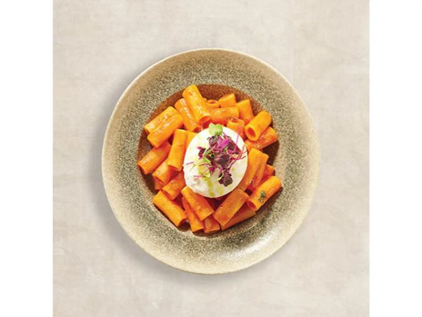 ريجاتوني جبنة البوراتا