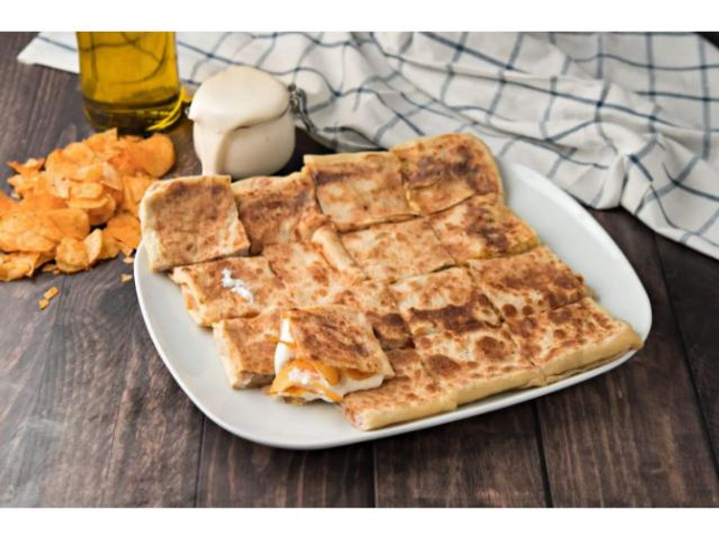 مطبق جبن سائل بطاطس