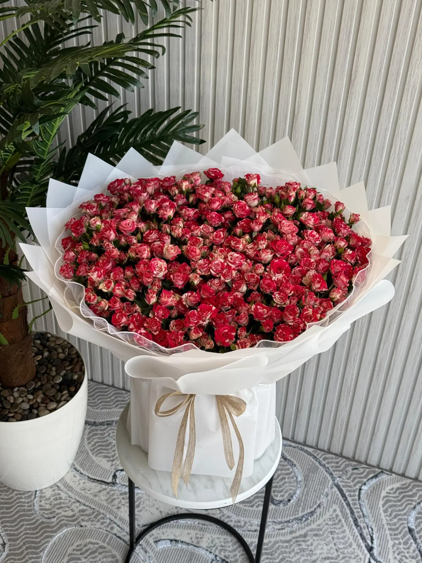 Baby Rose Double Color Bouquet, Large Size