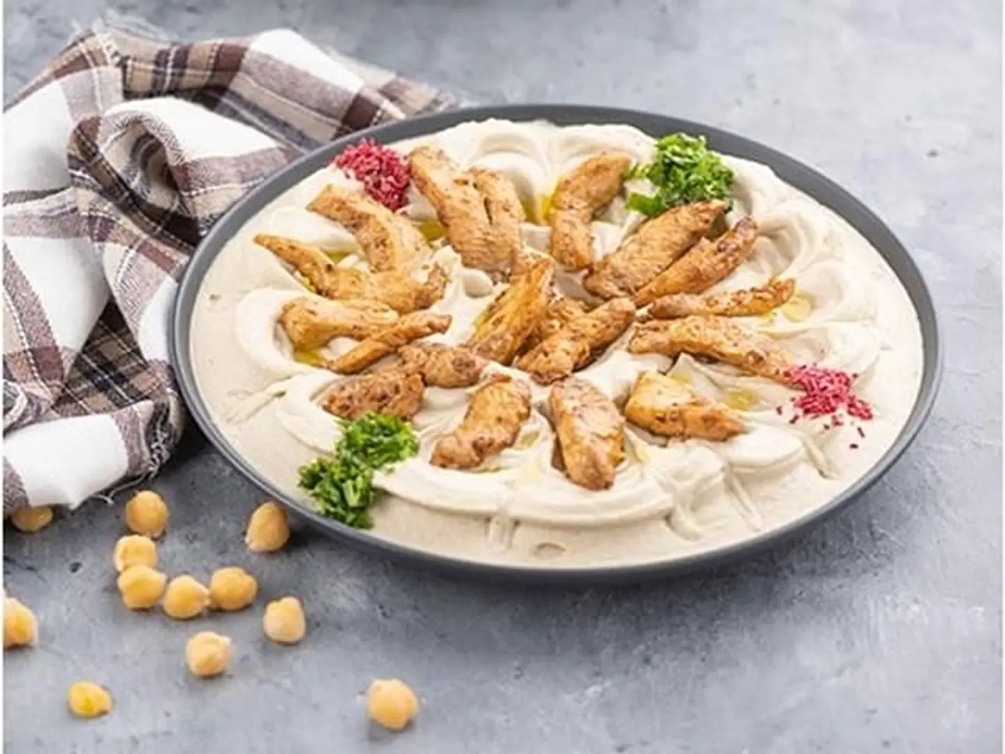 حمص بالدجاج