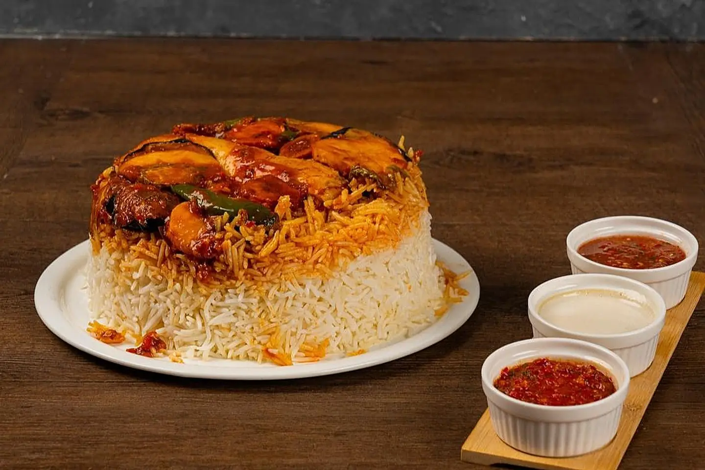 نص حبة دجاج مقلوبة