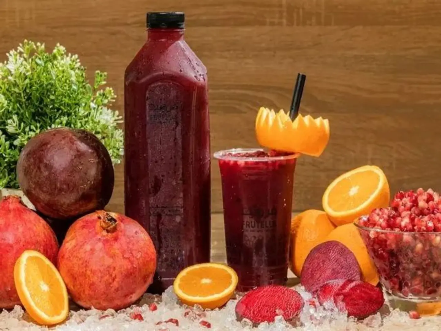 Beetroot Pomegranate Large Orange