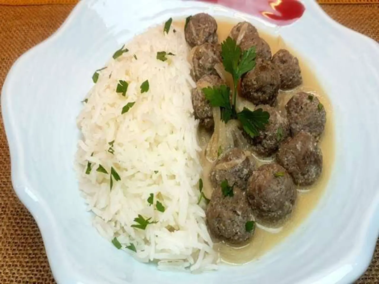 كفته دجاج بطحينه