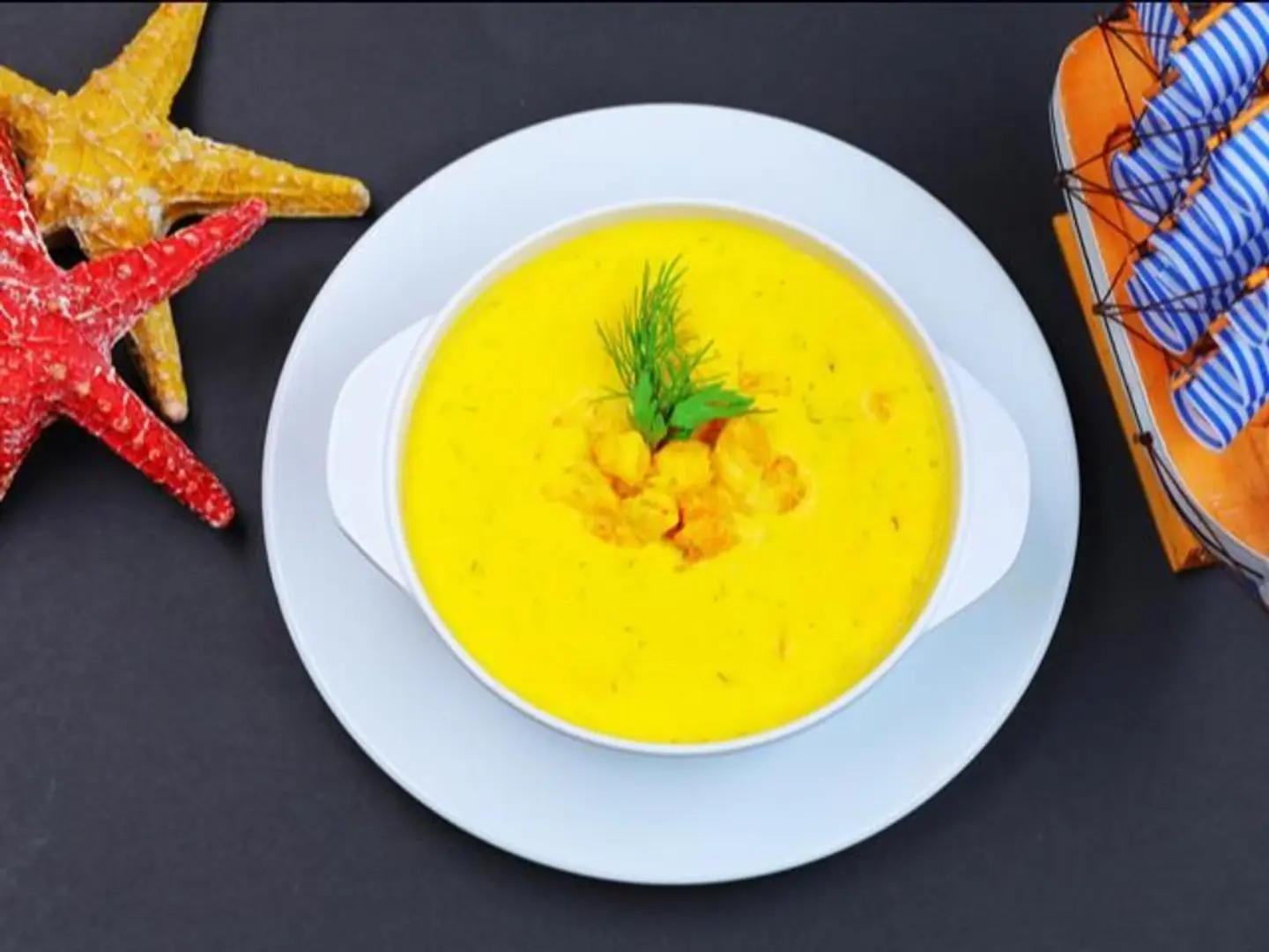 شوربة جمبري بالكاري