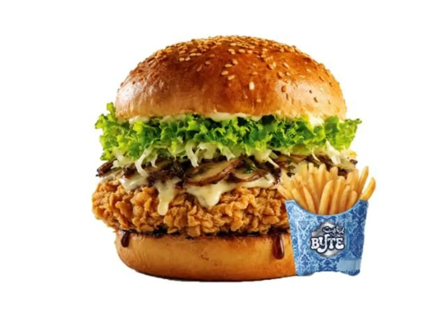 Mushroom Cheese Burger