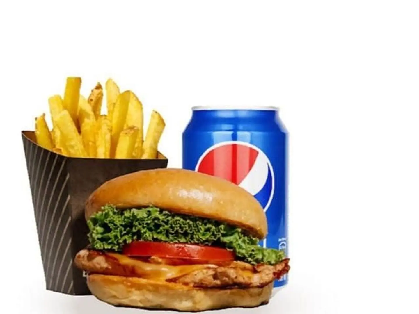 وجبة برجر دجاج