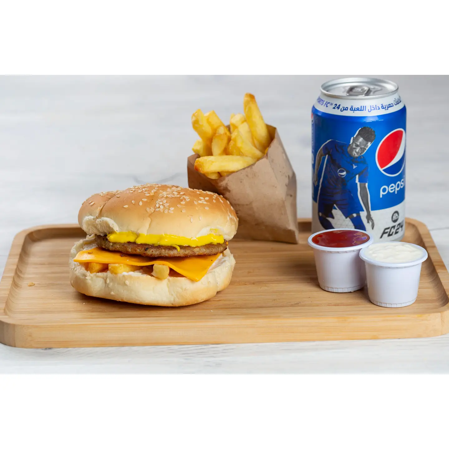 Grilled Chicken Burger Meal