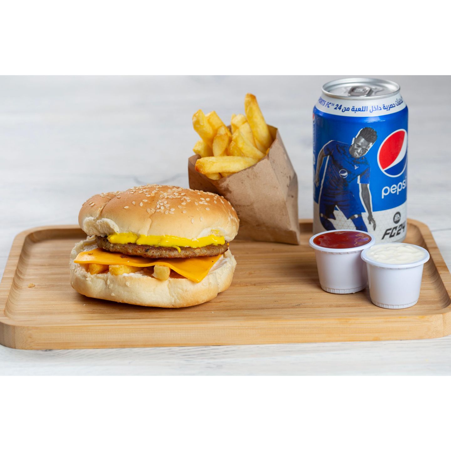 Grilled Chicken Burger Meal