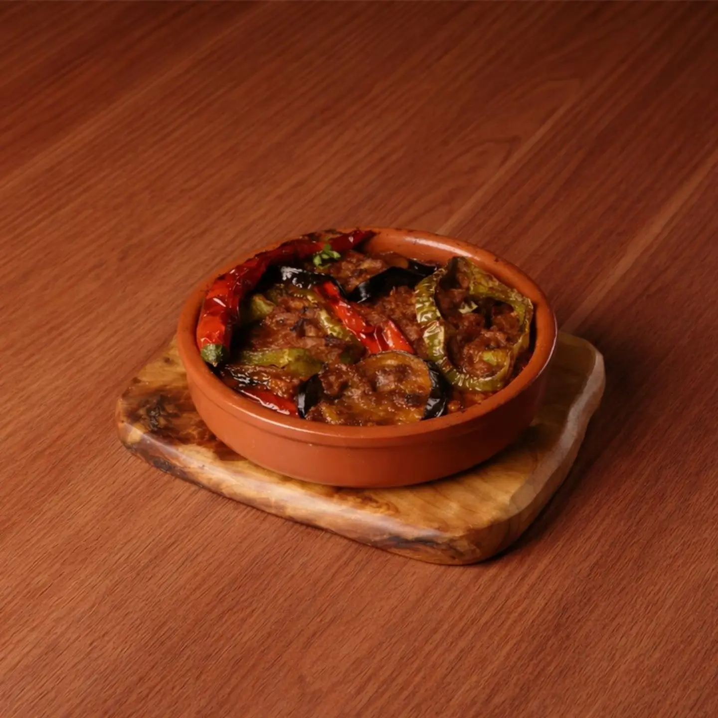 مسقعة مع اللحمة المفرومة