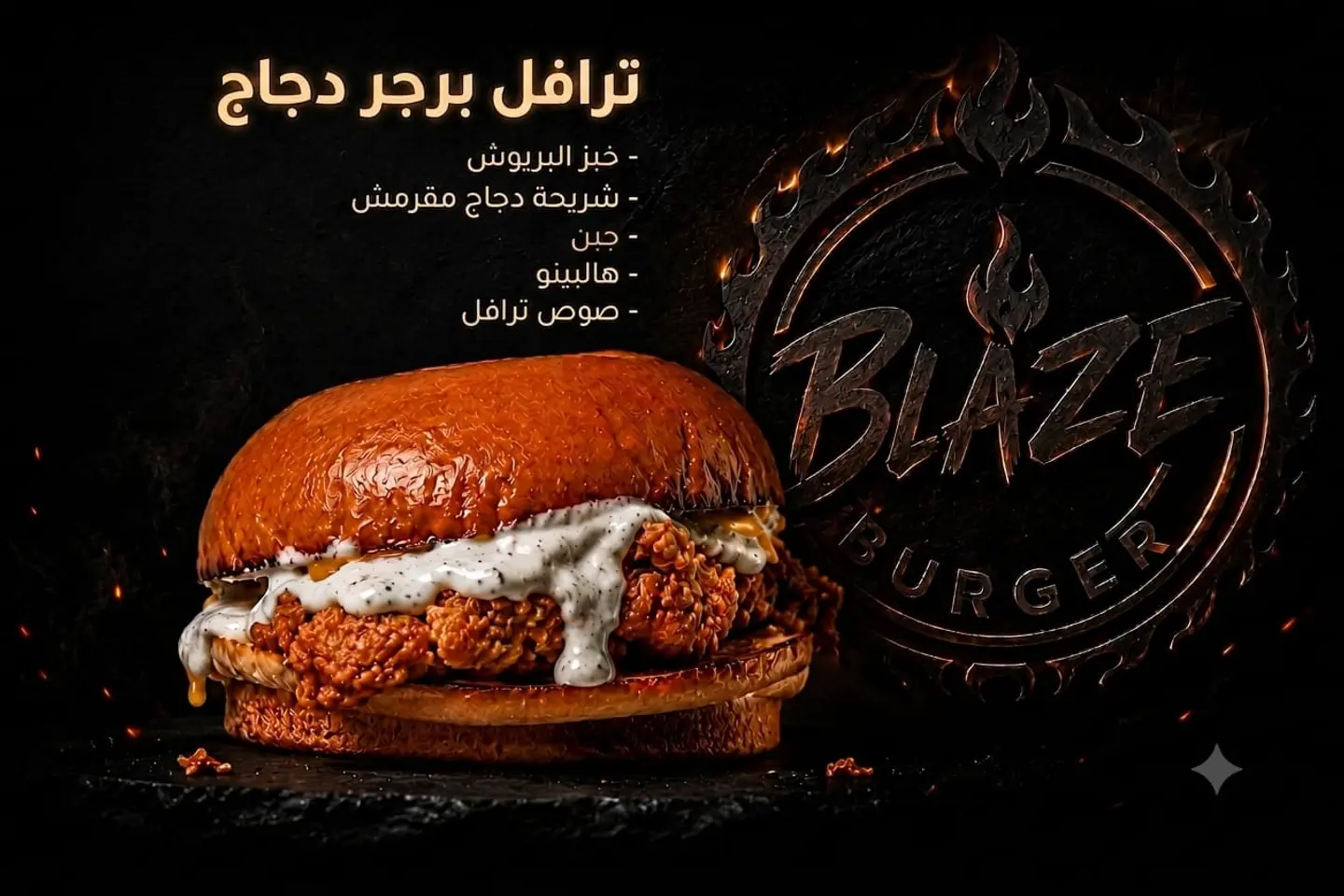 Truffle Chicken Burger