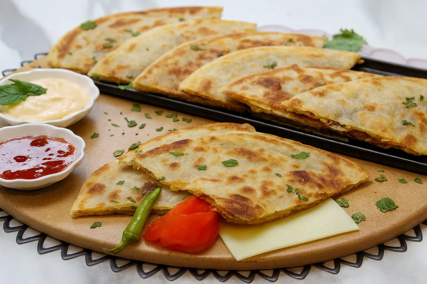 Chicken Paratha