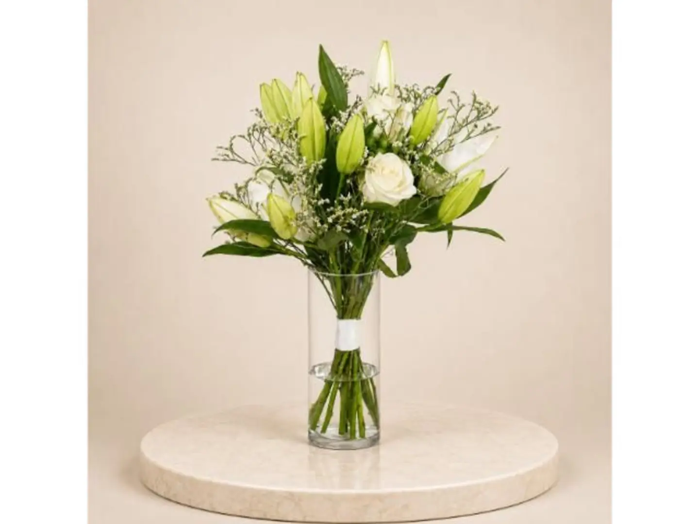 Spring White Vase