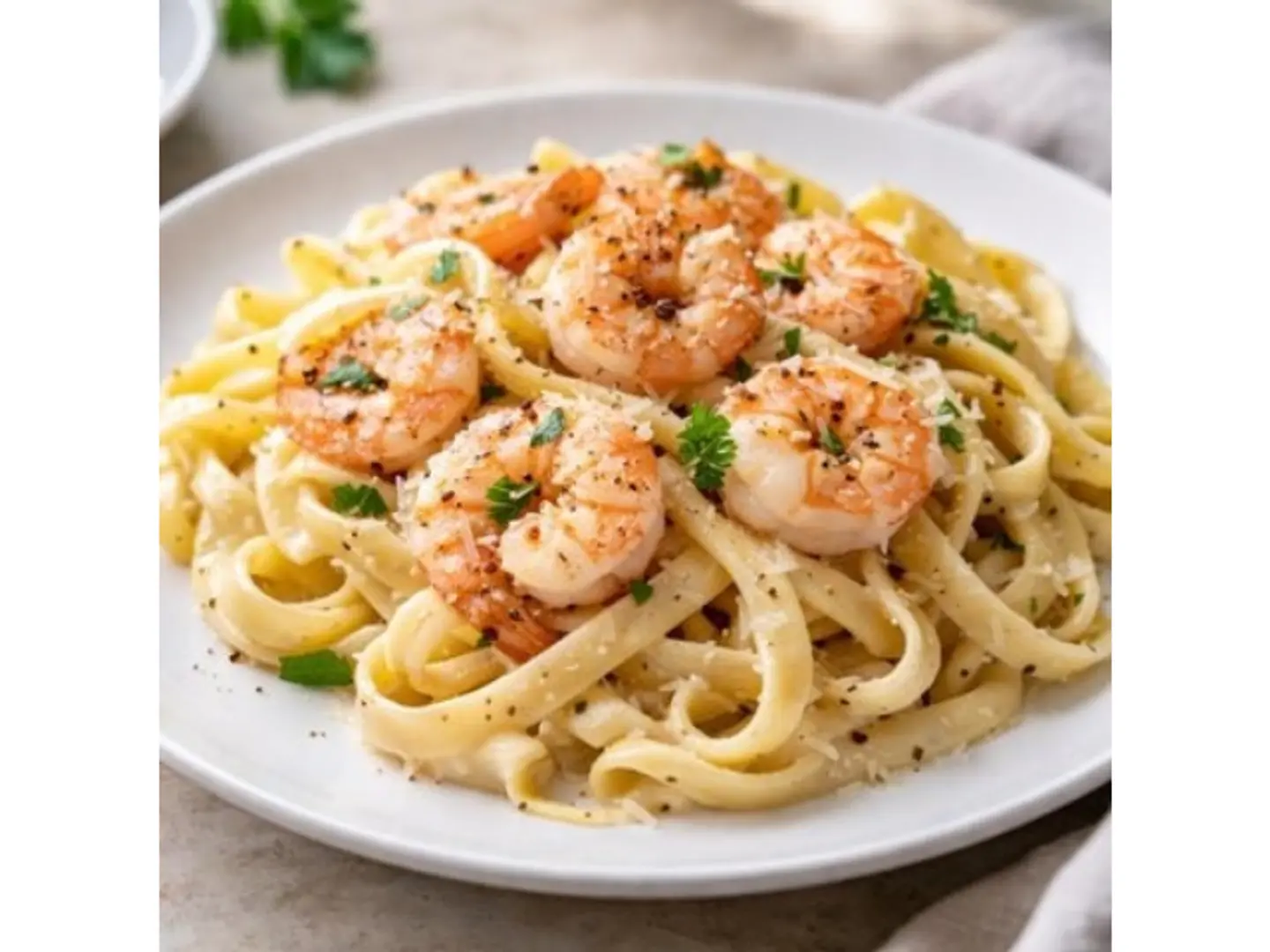 Shrimp Fettuccine