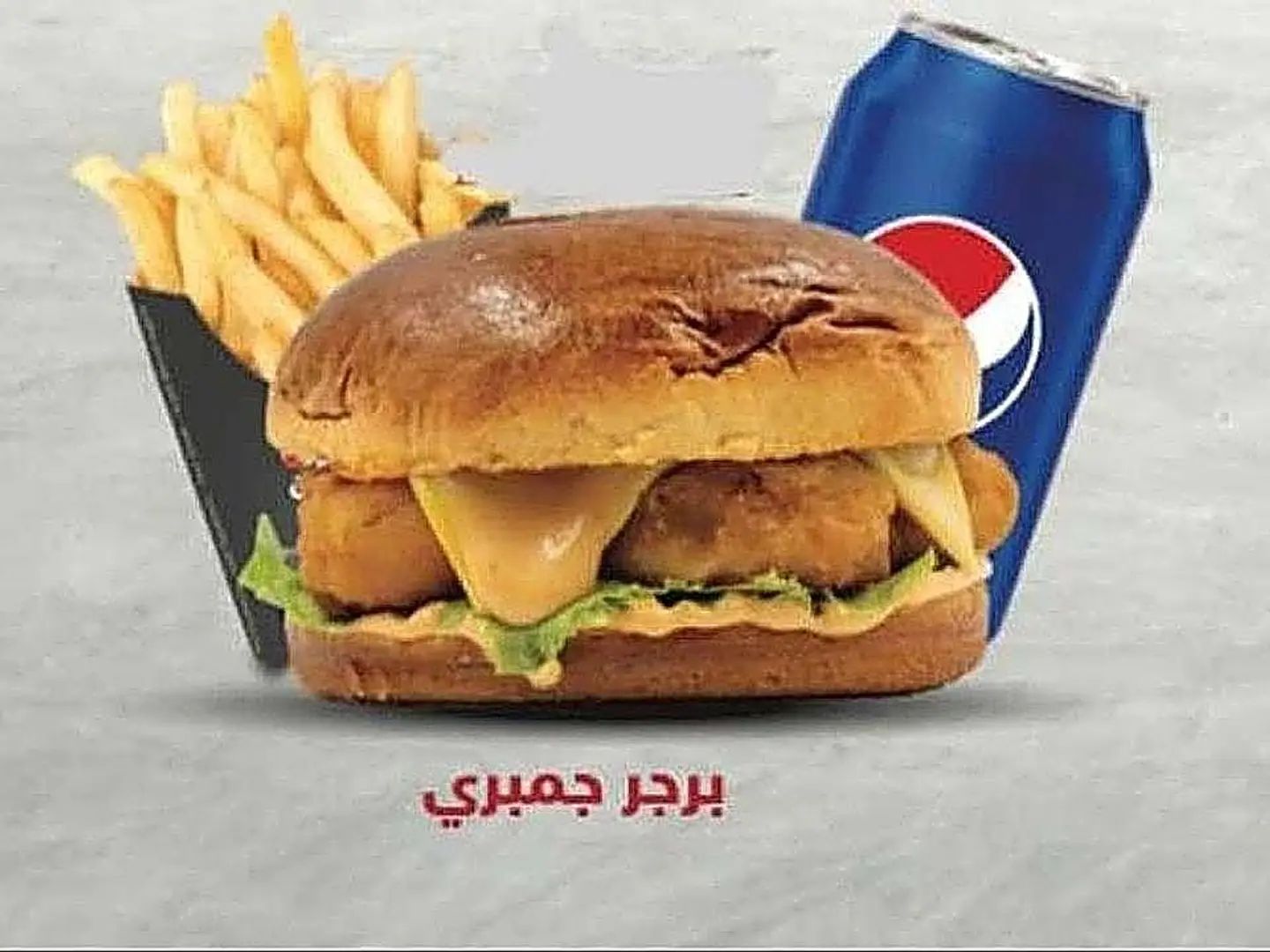 Shrimp Burger Meal