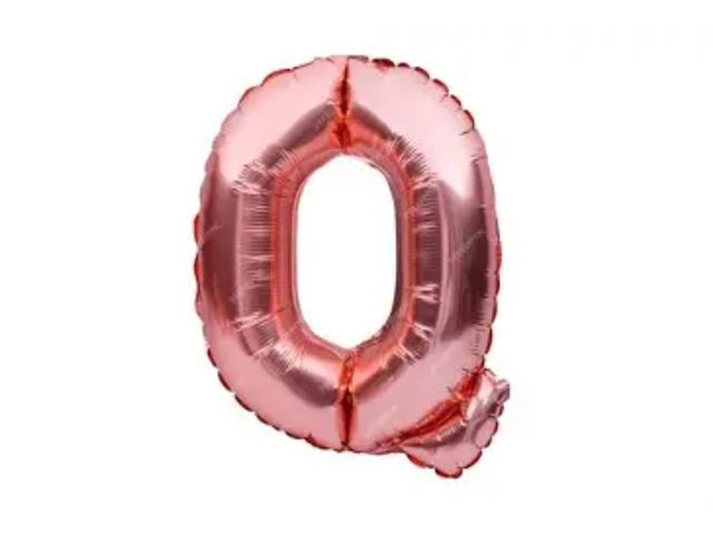 Rose Gold Letter Balloons Q