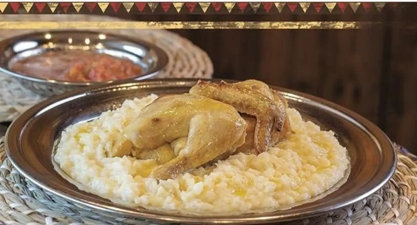 Half A Chicken Boiled With Rice