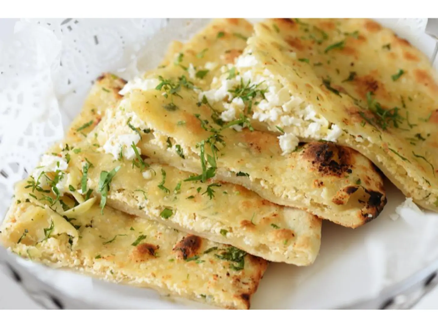Bread Stuffed With Paneer Cheese