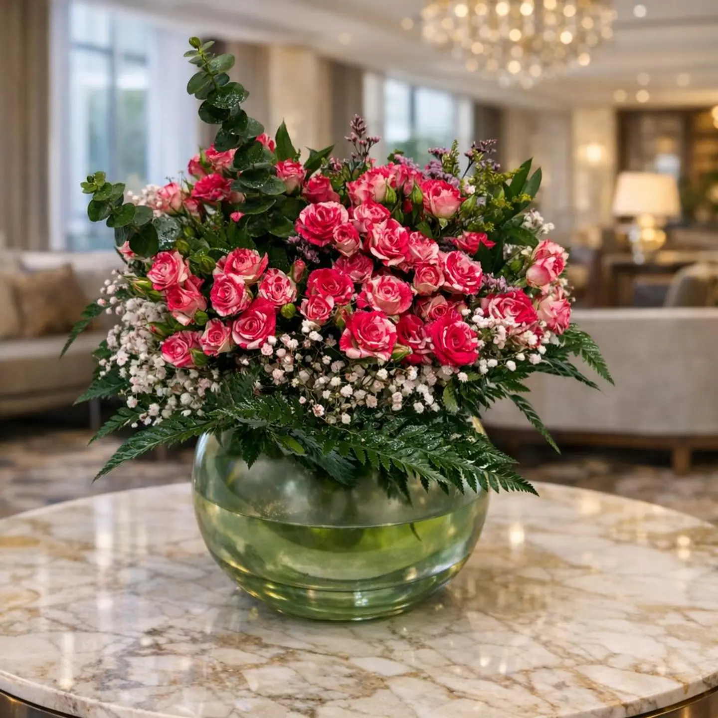 فازة احمر دبل اثنى عشر