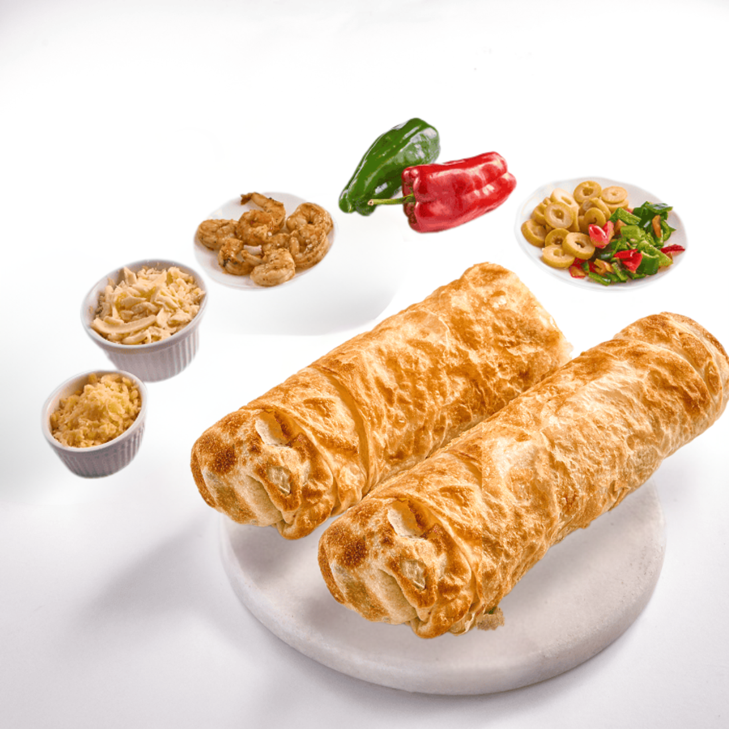 فواكه البحر رول
