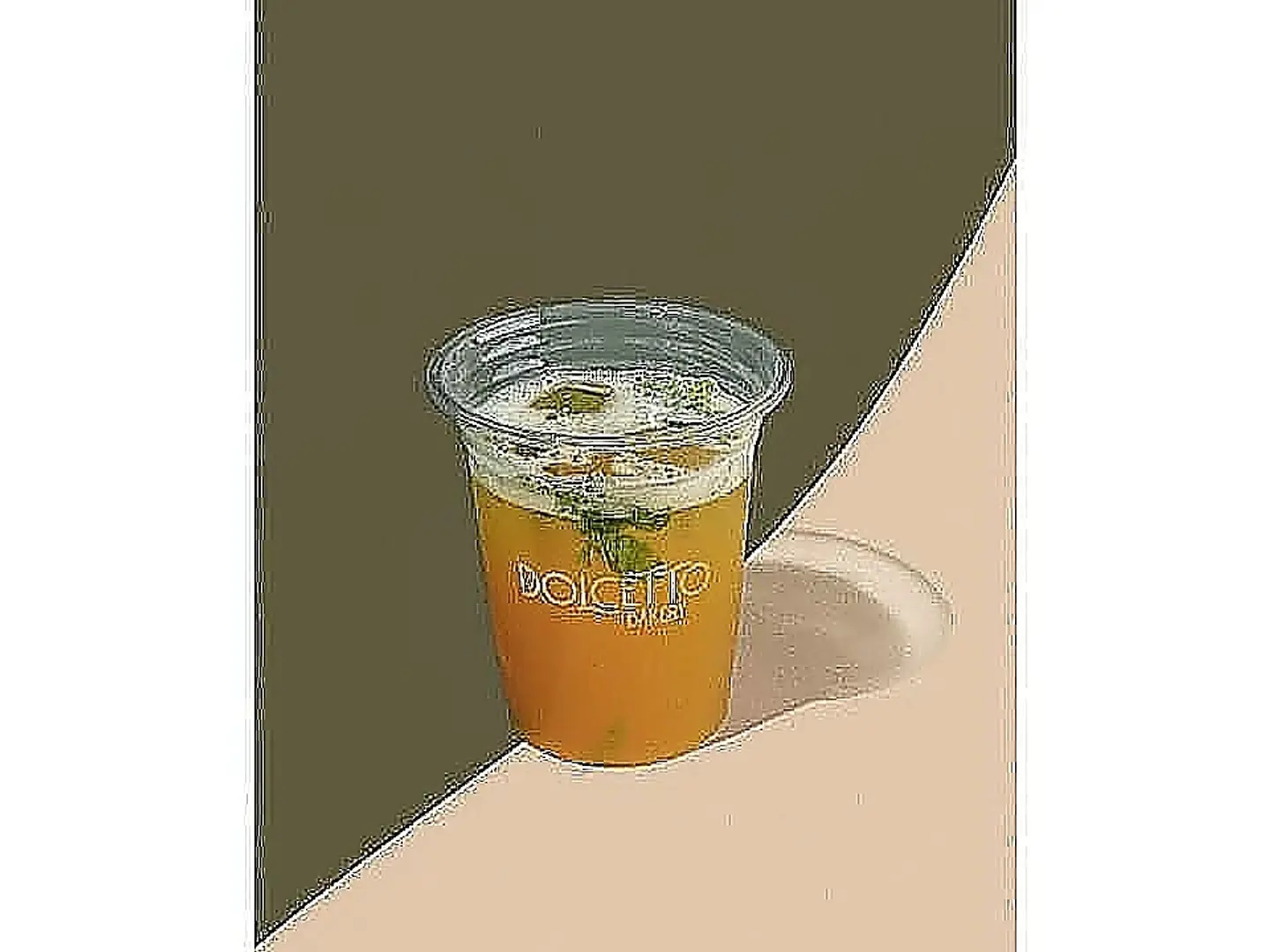 شاي مثلج بالباشن