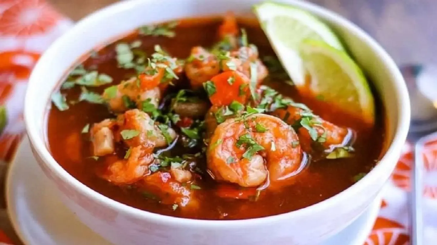 شوربة جمبري أحمر