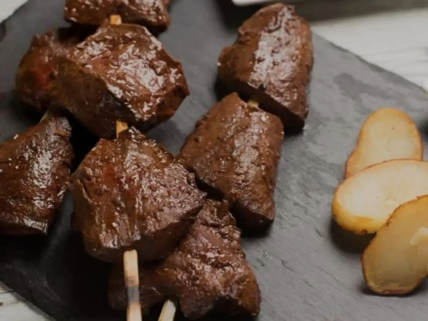 A Quarter Of His Lamb Liver