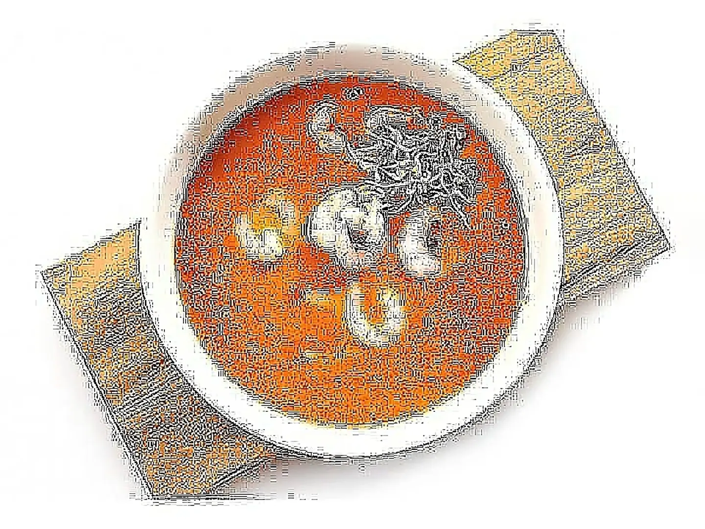 شوربةجمبري حمراء