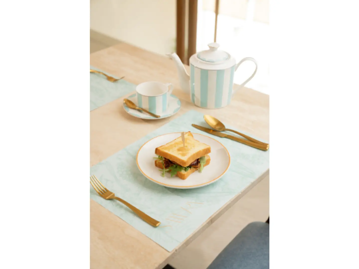 Brioche Sandwich With Halloumi And Honey