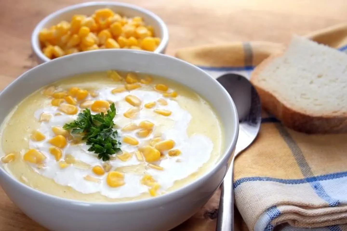 Sweet Corn Vegetable Soup
