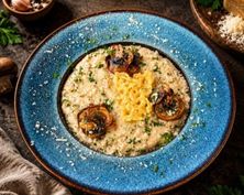 ريزوتو الفطر والترافل