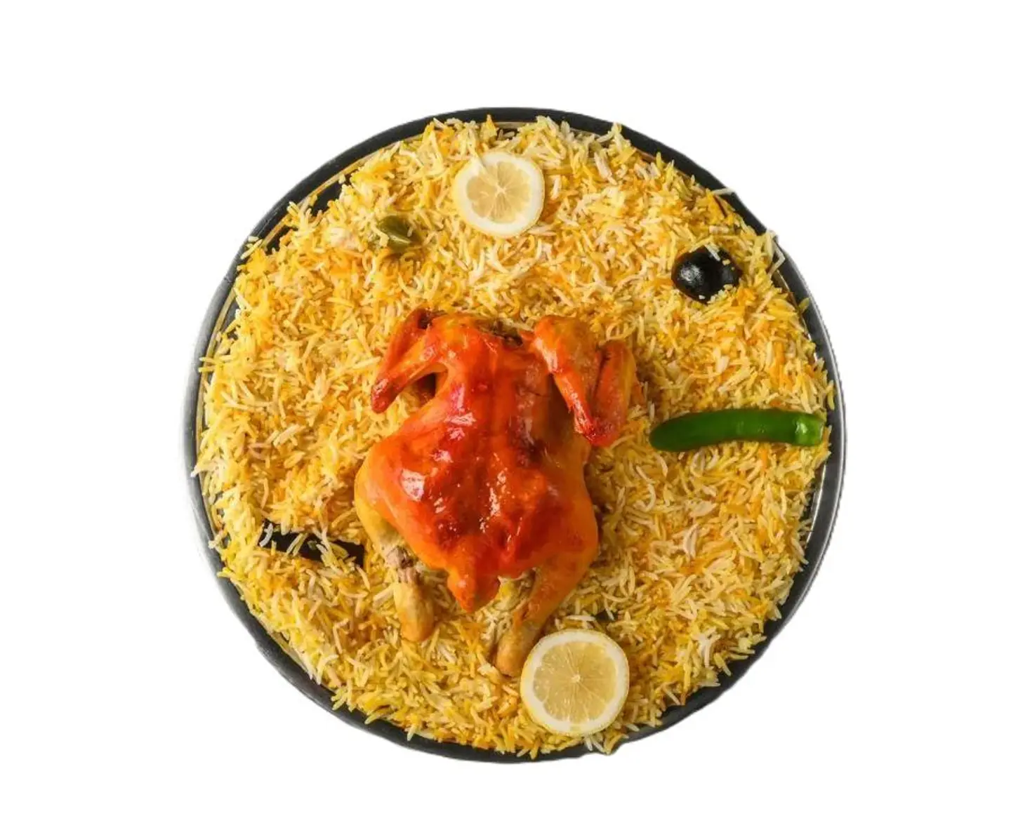 كبسة الدجاج المدخن، حبة دجاج كاملة