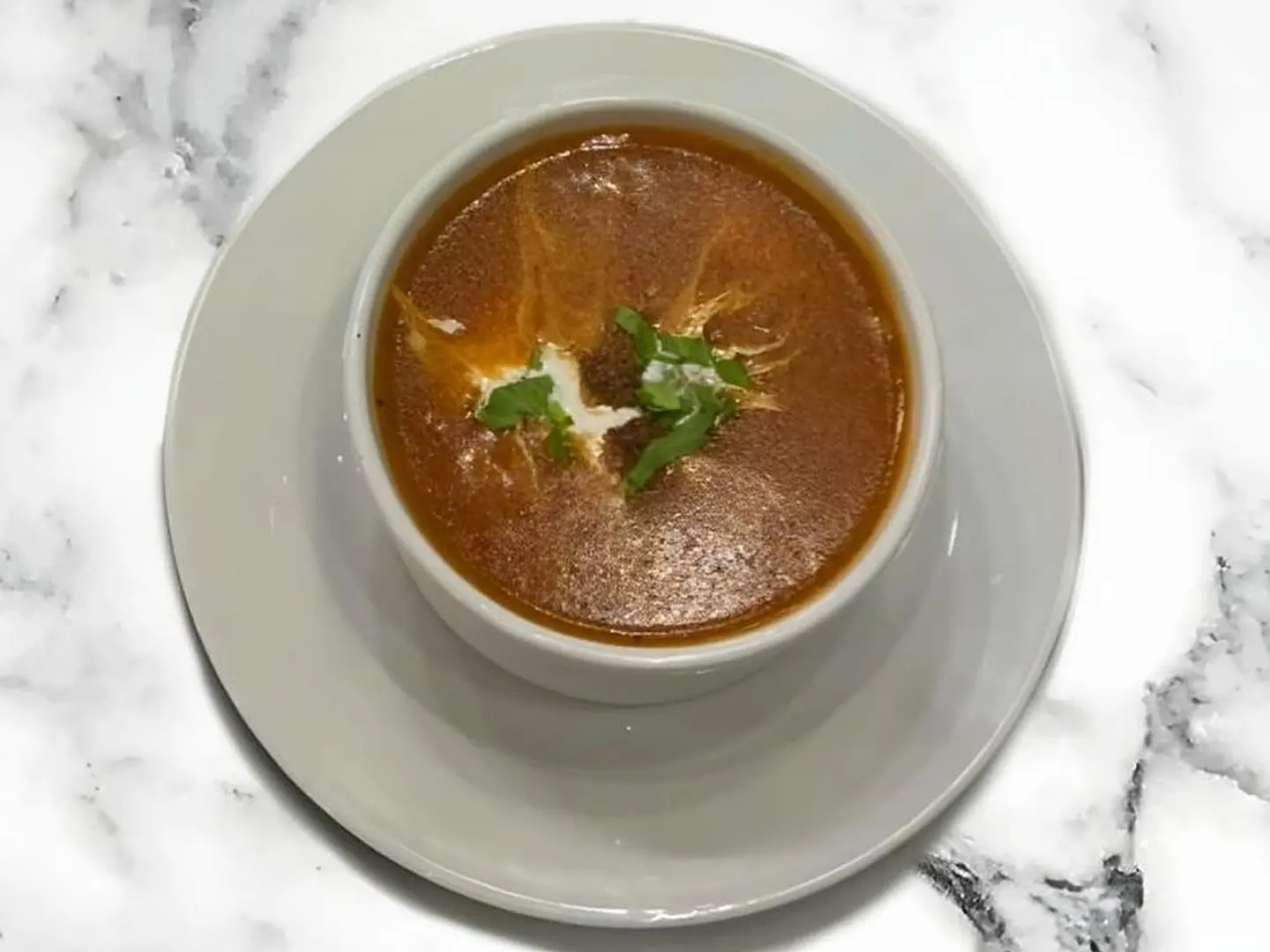 شوربة جمبري صوص أحمر