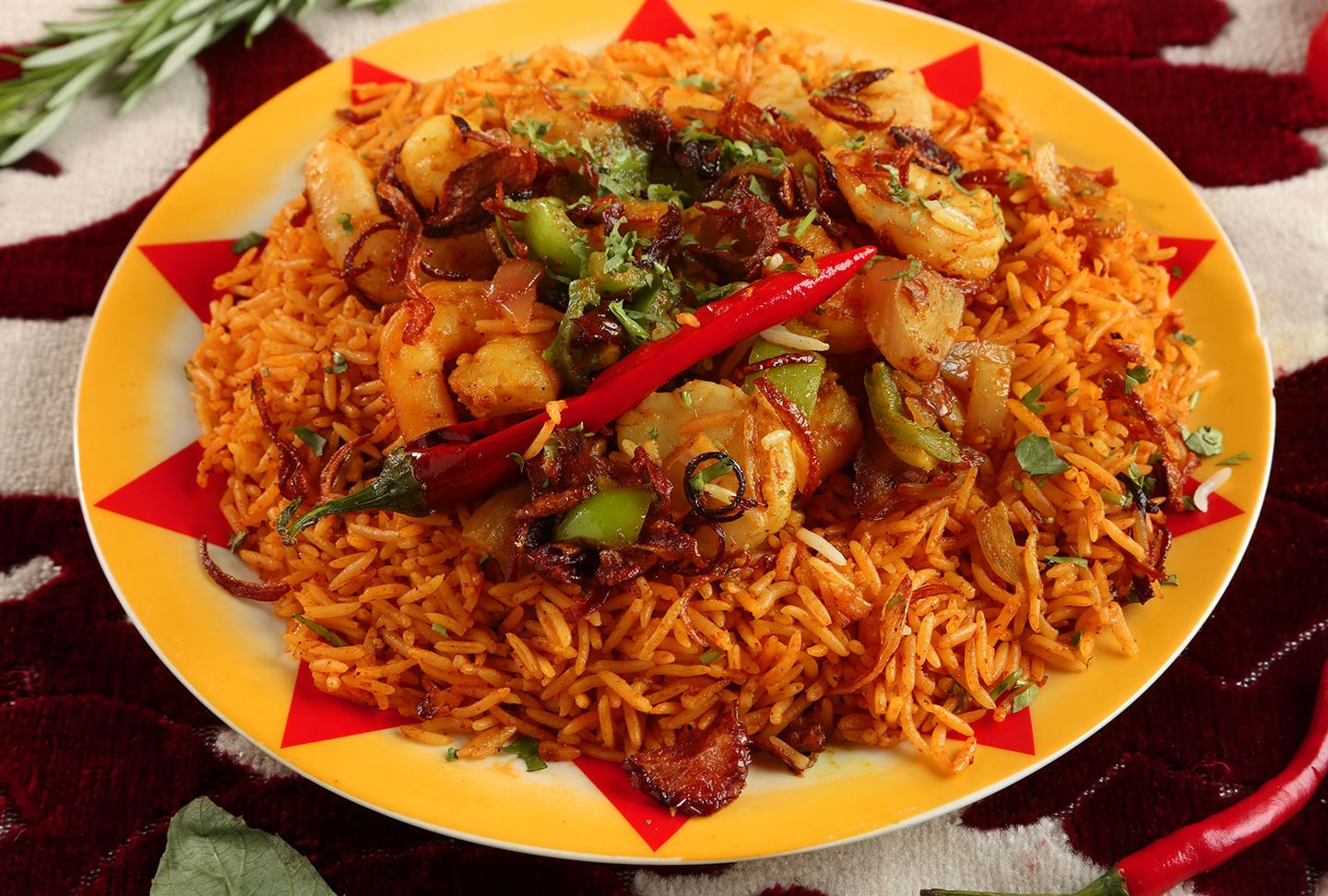 Shrimp Kabsa For One Person