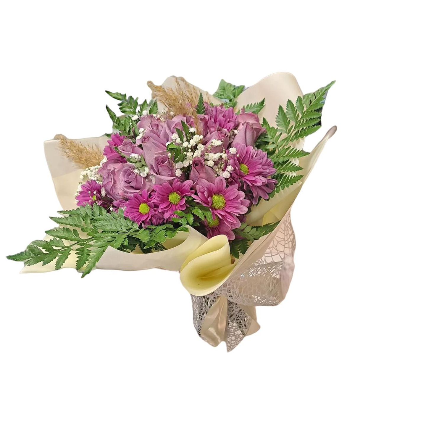 Mix Rose And Cherry Bouquet